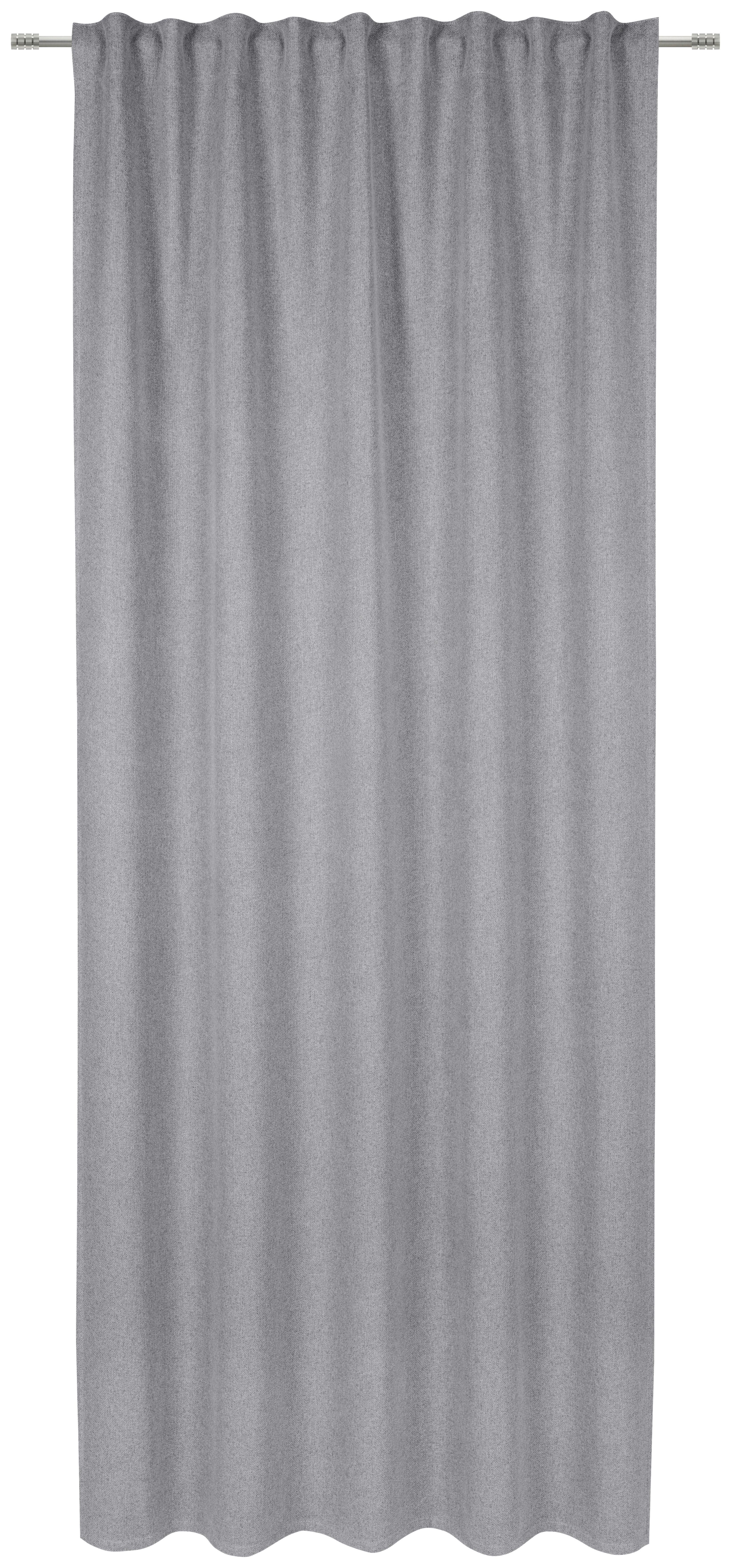 ZASŁONA ZACIEMNIAJĄCA MALMÖ - szary, Basics, tkanina (135/245cm) - Esposa