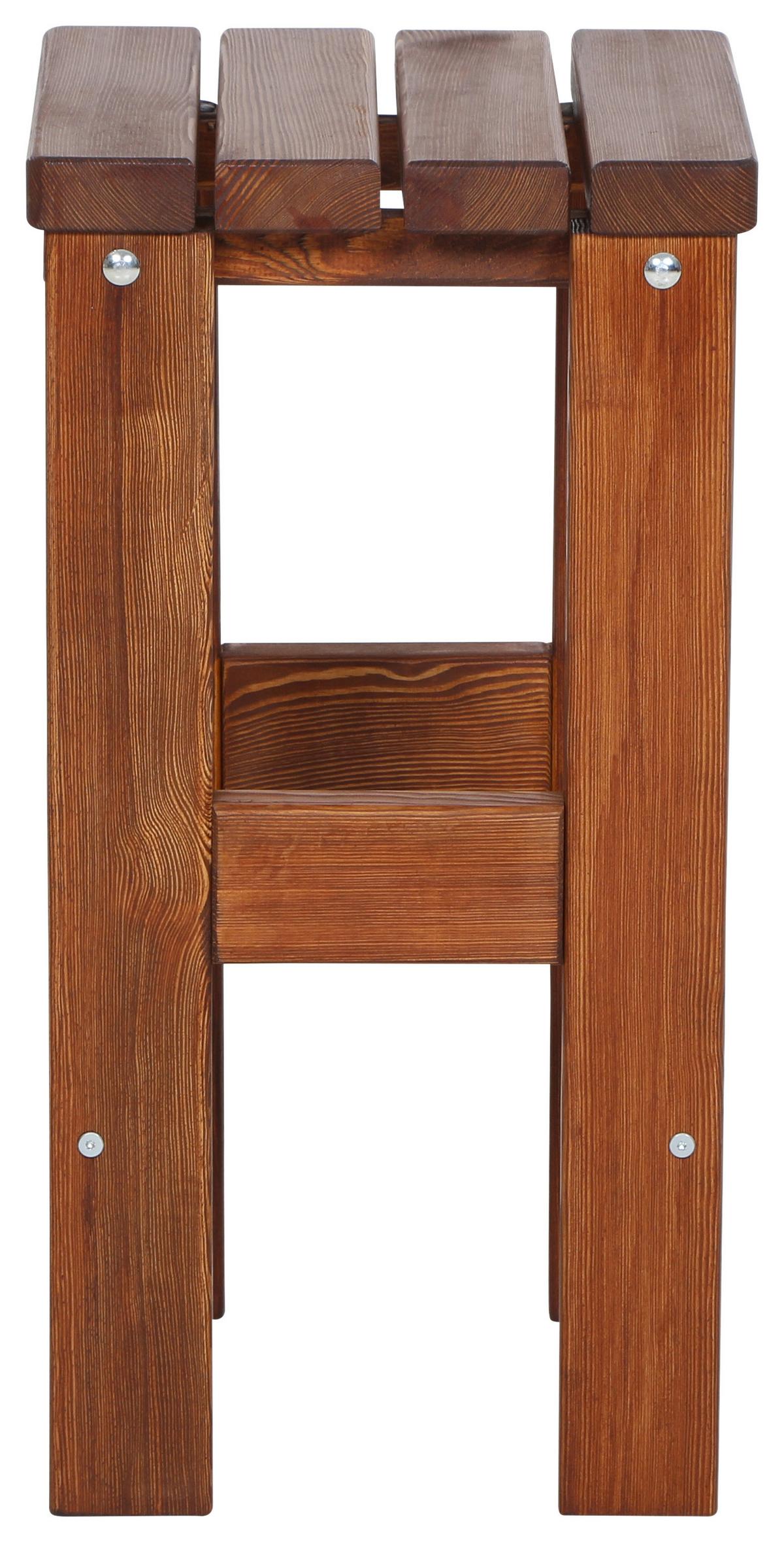Barhocker Tessin Holz - Braun, Basics, Holz (39/76/39cm) - Gardenson