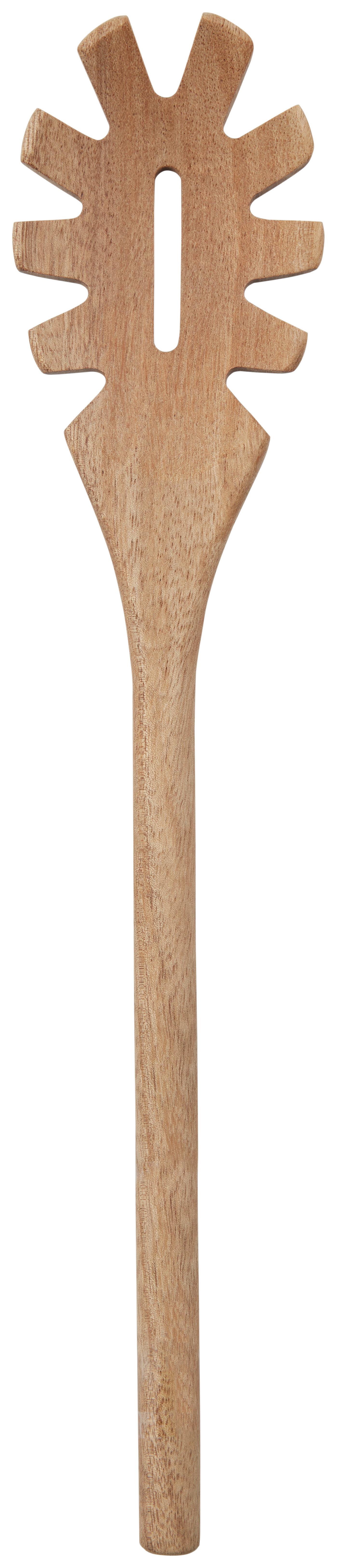 Tésztaszedő Kanál North Breeze - akácia színű, Konventionell, fa (30cm) - Zandiara