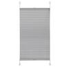 Plissee Solid Crash Silber ca. 40x130cm - Grau, Basics, Textil (40/130cm)