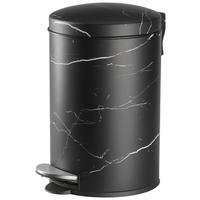 Pedálos Szemetes Mason - fekete, Konventionell, műanyag/fém (25/41cm) - Modern Living