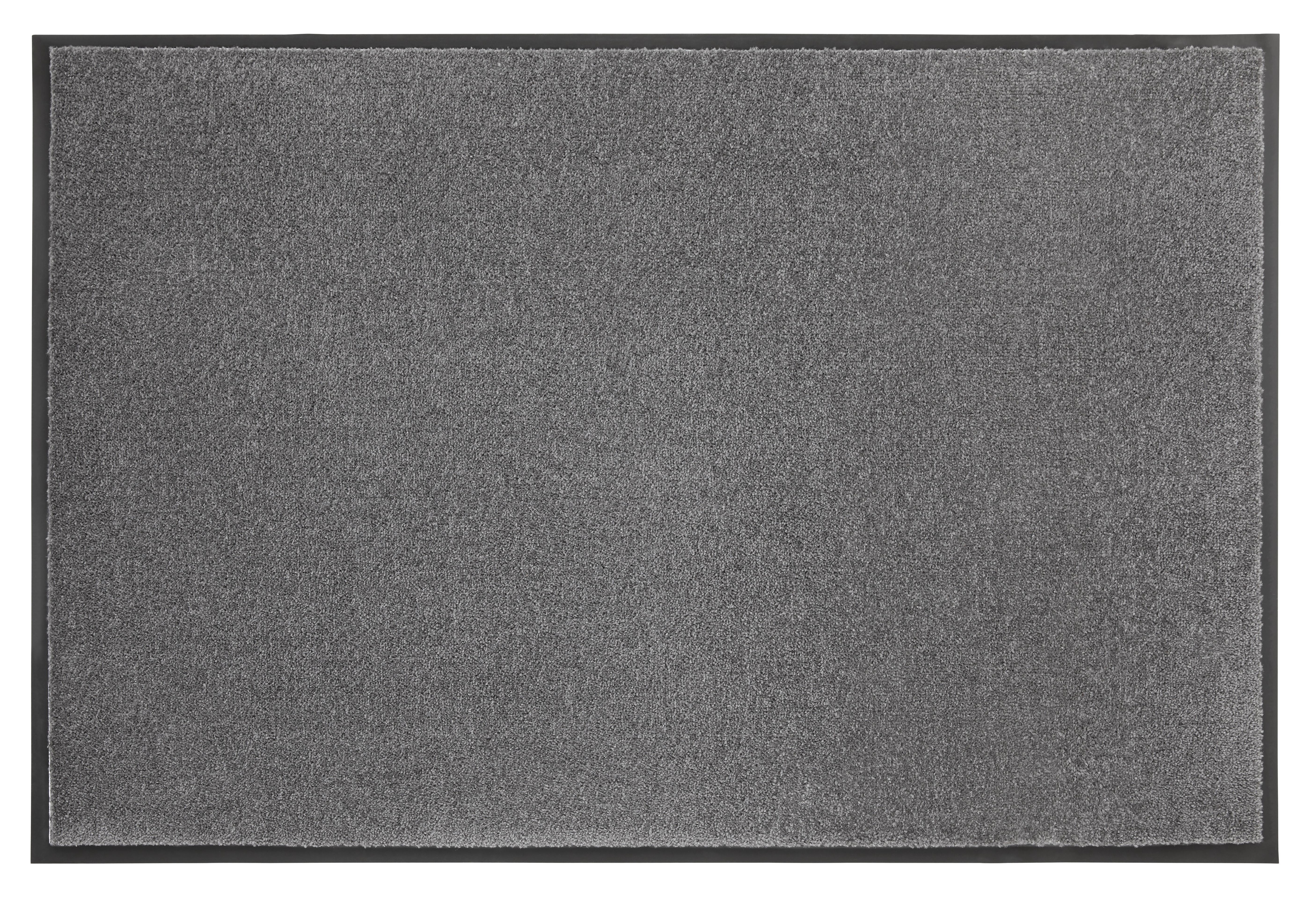 Fußmatte Eton in Anthrazit ca.80x120cm - Anthrazit, KONVENTIONELL, Textil (80/120cm) - Modern Living