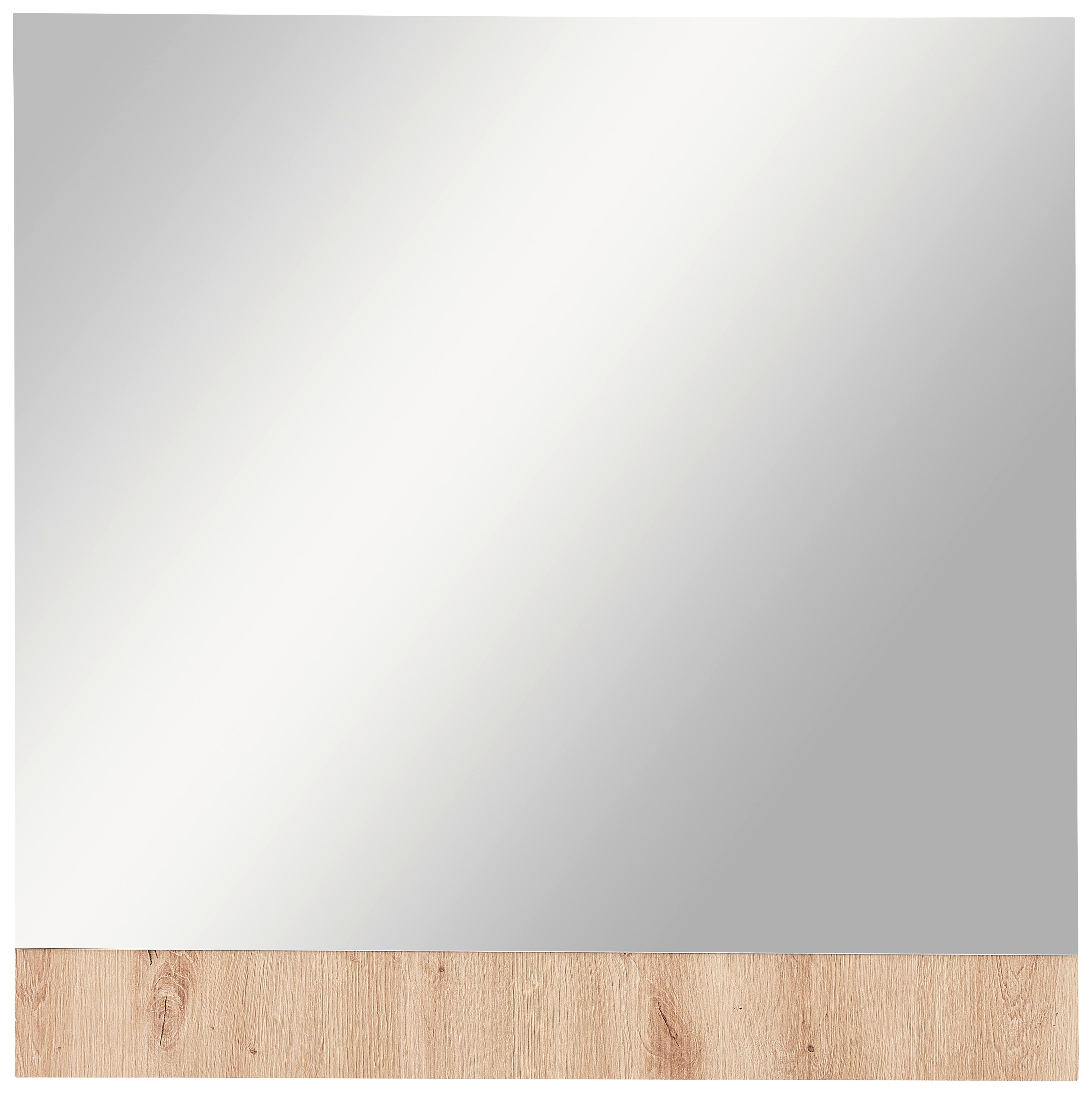 Spiegel in Eiche - Eiche Artisan, Modern, Glas/Holzwerkstoff (84/84/2cm) - Mömax