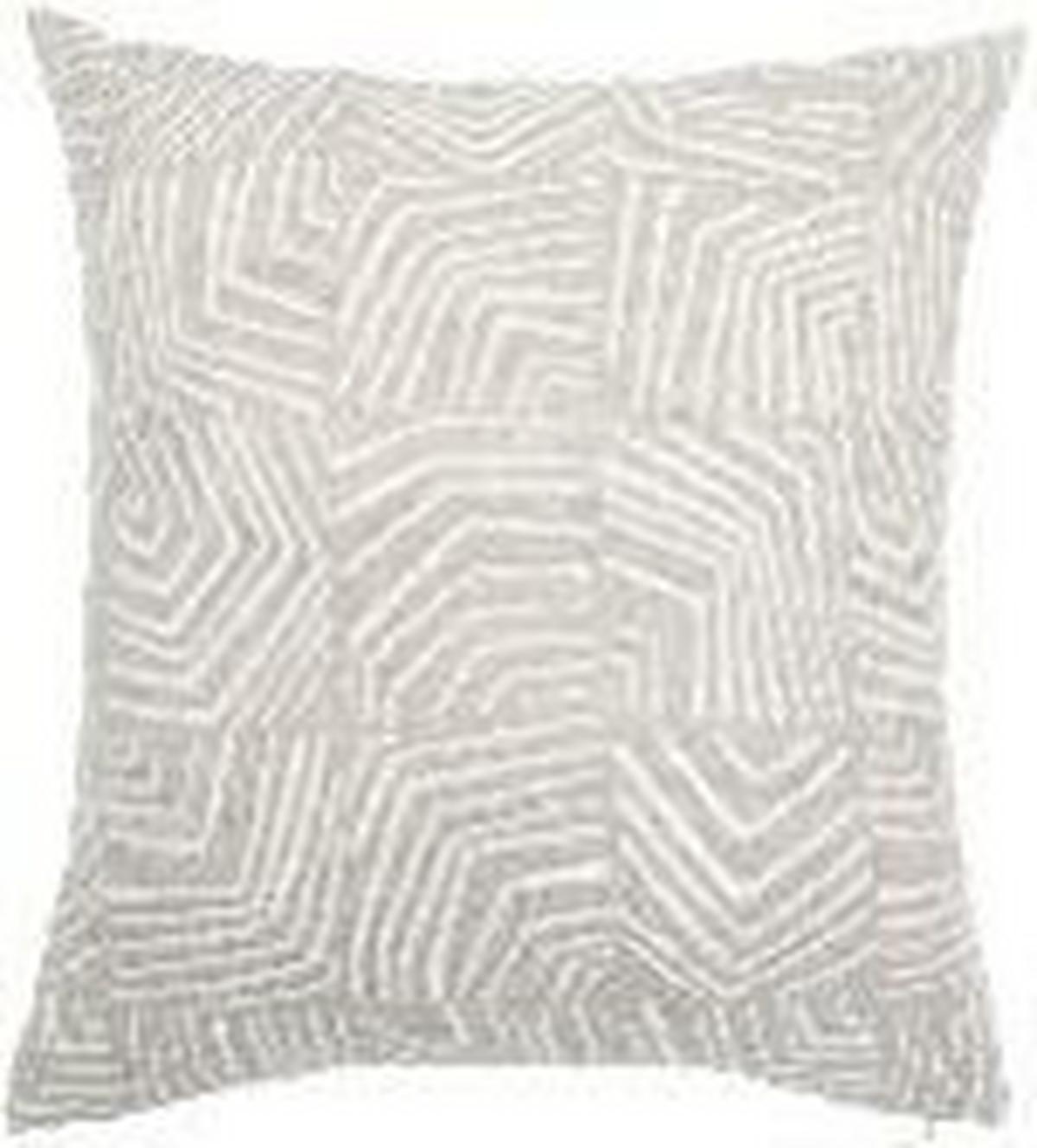 Okrasna Blazina Aura - rjavosiva/bela, tekstil (45/45cm) - Mömax