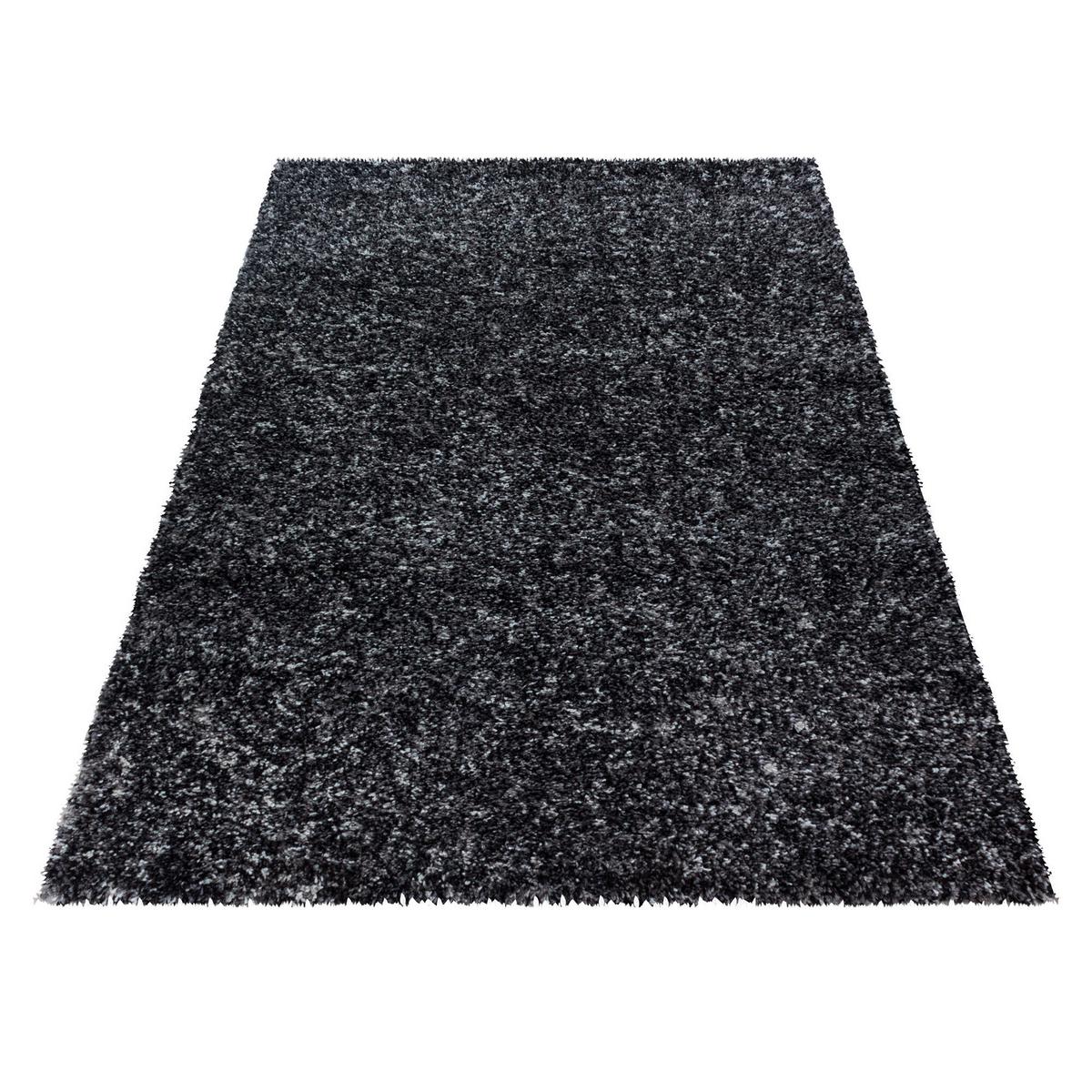 Hochflorteppich Enjoy Anthrazit ca. 240x340cm - Anthrazit, KONVENTIONELL, Textil (240/340cm) - Novel