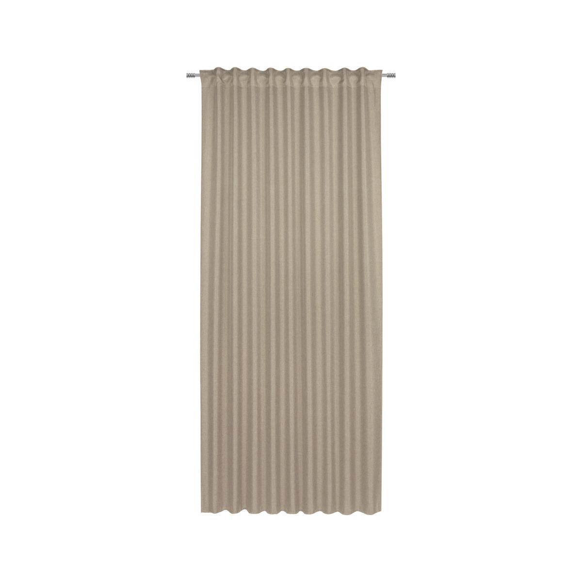 Fertigvorhang Andi ca. 140x245cm, 2 Stück - Beige, KONVENTIONELL, Textil (140/245cm) - Modern Living