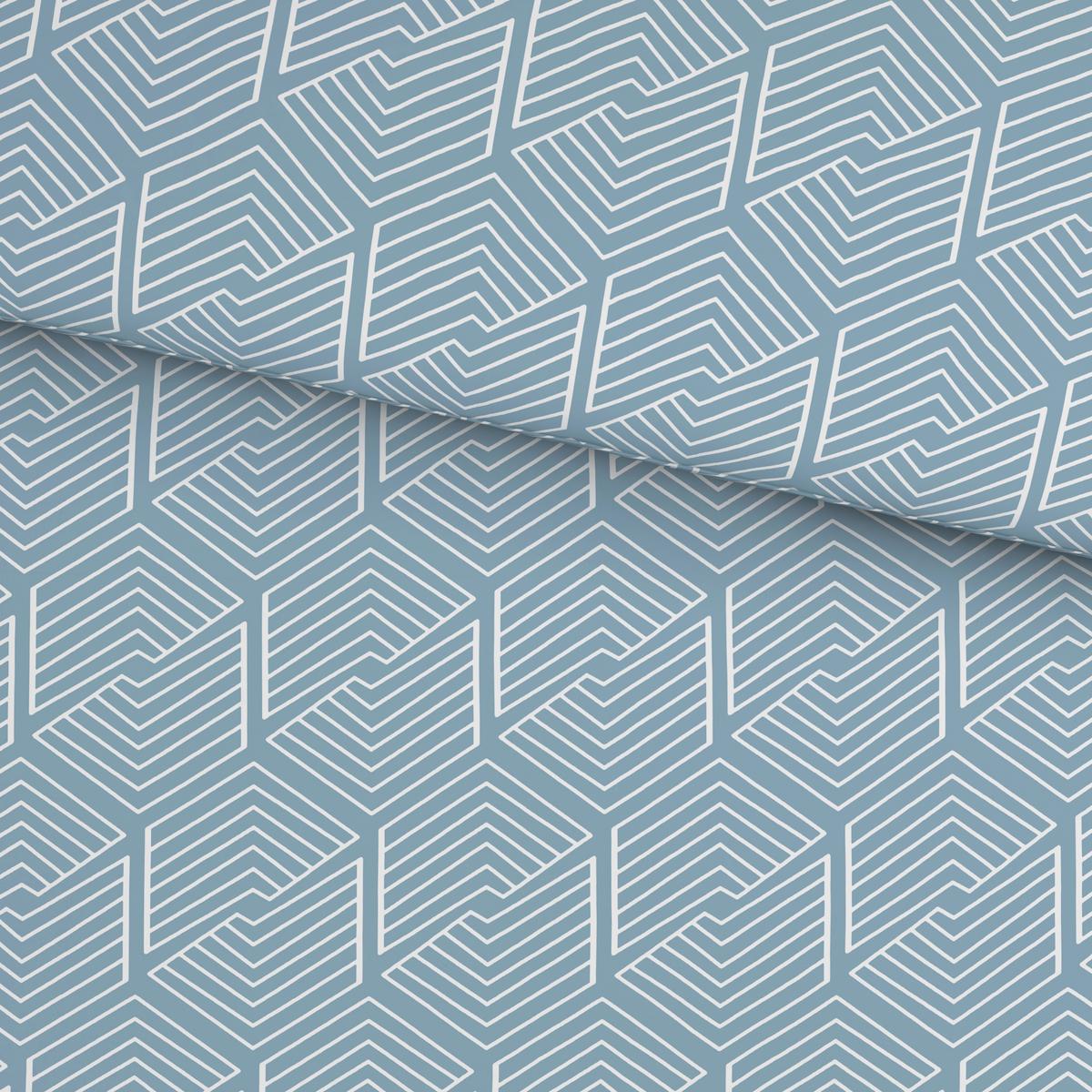 Bettwäsche Kai Hellblau ca. 135x200cm - Hellblau, KONVENTIONELL, Textil (135/200cm) - Mömax