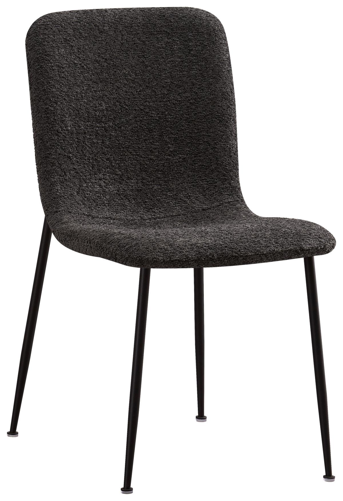 Stol Mila - temno siva/siva, Moderno, kovina/tekstil (43/82/57cm) - Mömax