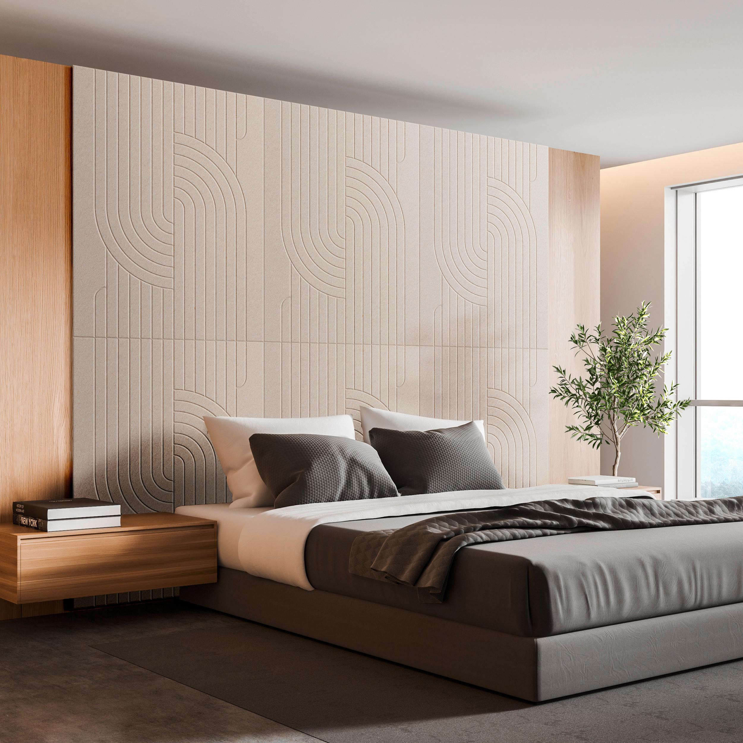 Akustični Panel Marla - bež, tekstil (120/90cm) - Mömax
