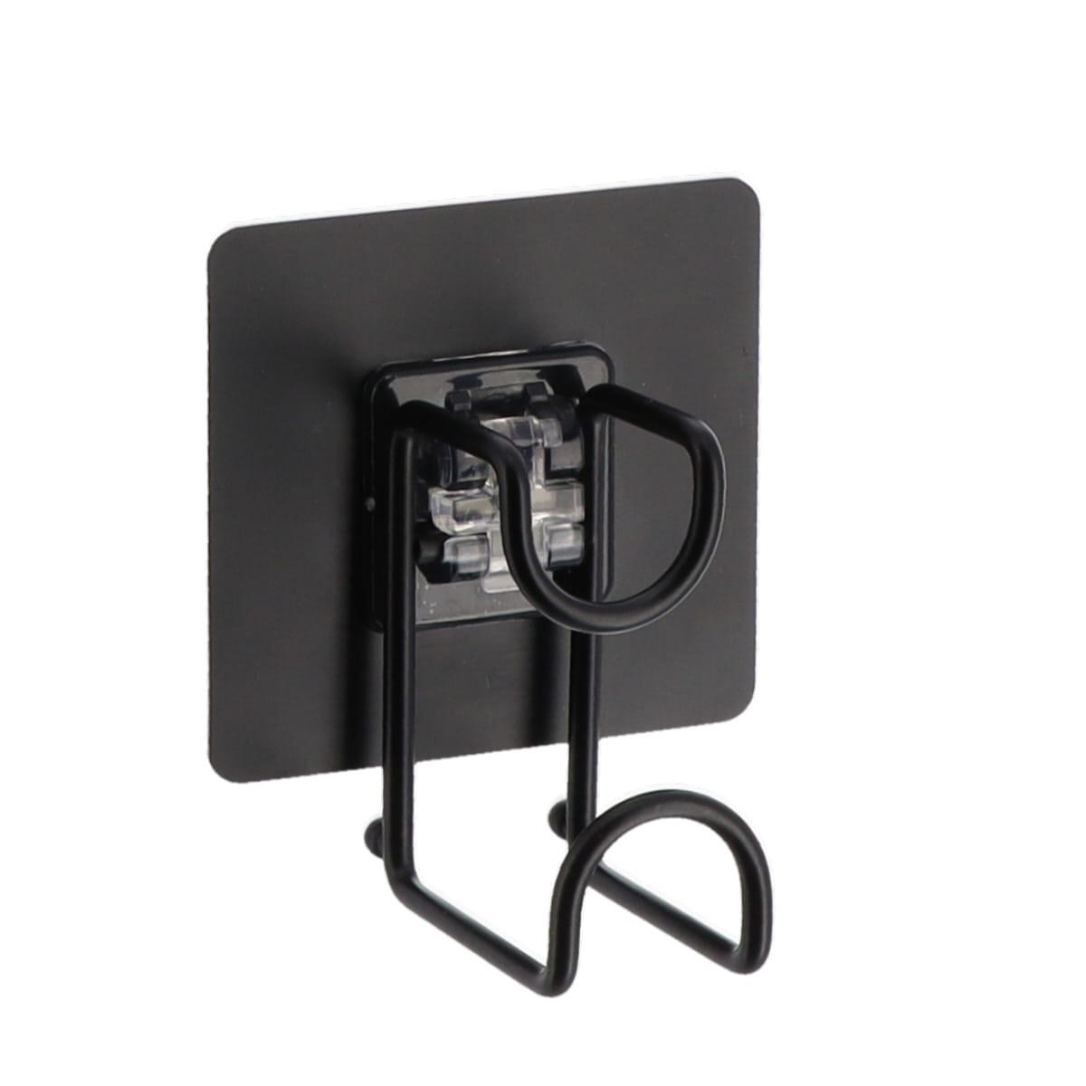 Cârlig autoadeziv Batho - negru, Basics, metal (13,8/14/3,1cm)