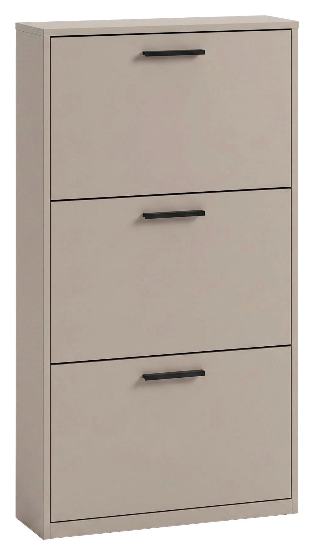 Ormar Za Cipele Tiger 3 - kašmir/crna, Konvencionalno, drvni materijal/metal (64/119,7/26cm) - Modern Living