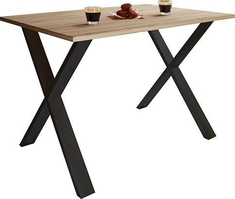 Jedilna Miza Xona, Hrast, Črna - črna/hrast sonoma, Basics, leseni material (140/80/76cm) - MID.YOU
