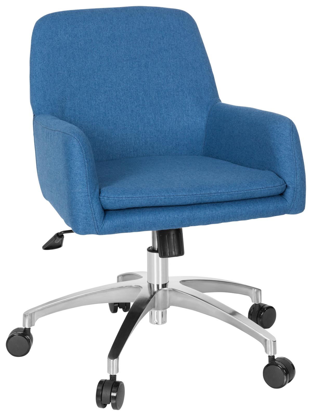 Vrtljivi Stol Shake 400, Modra - modra/srebrne barve, Basics, kovina/umetna masa (53/82/62cm) - MID.YOU