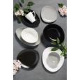 Speiseteller Nele Weiß - Weiß, MODERN, Keramik (26,3/23/2,5cm) - Premium Living
