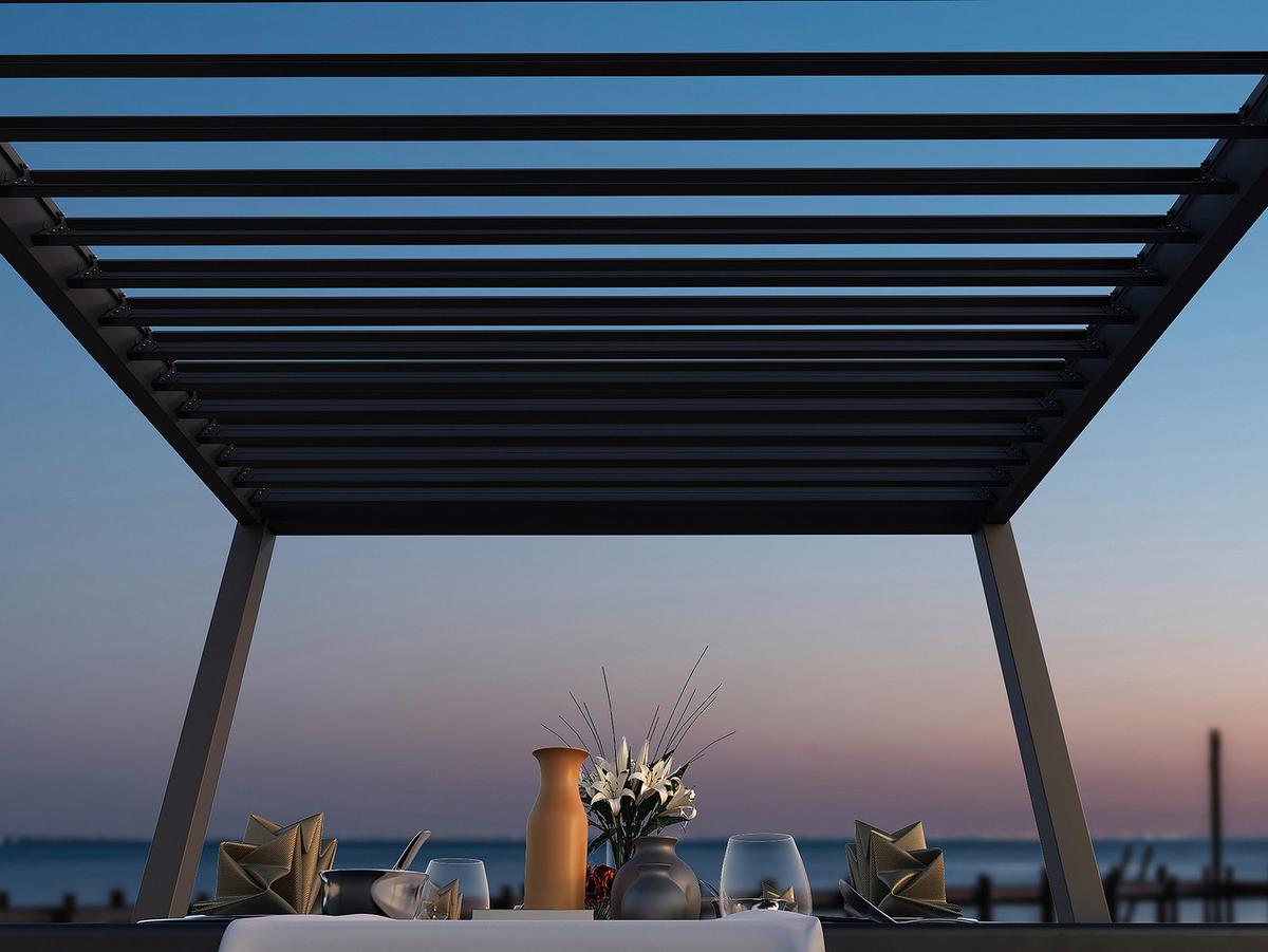 PERGOLA CLASSIC 5,3X3M ANTHRAZIT - Anthrazit, Basics, Metall (530/255/300cm) - WEIDE