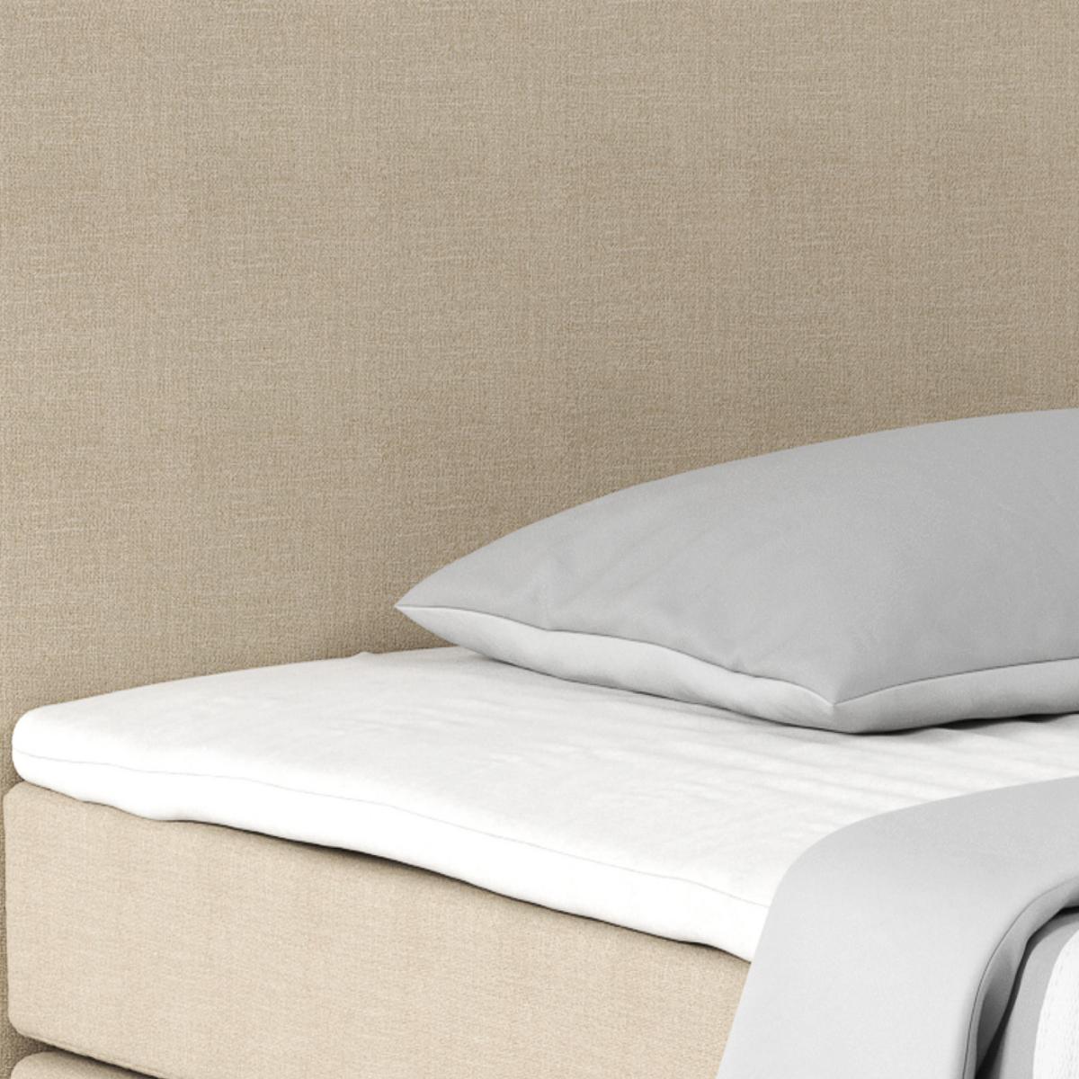 Boxspring Krevet Nero - boje kroma/krem, Konvencionalno, tekstil/metal (140/200cm) - Best Price