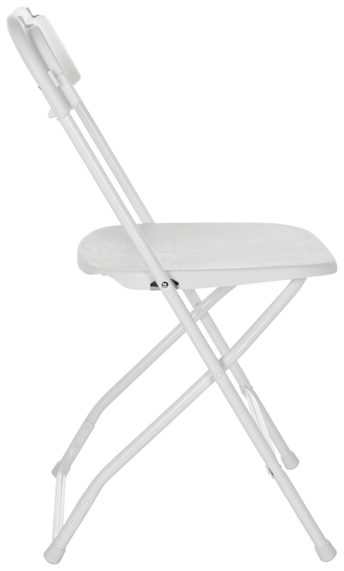 Zložljiv Stol Tudela Xxl W, Bela - bela, Basics, umetna masa (46/80/50cm) - MID.YOU