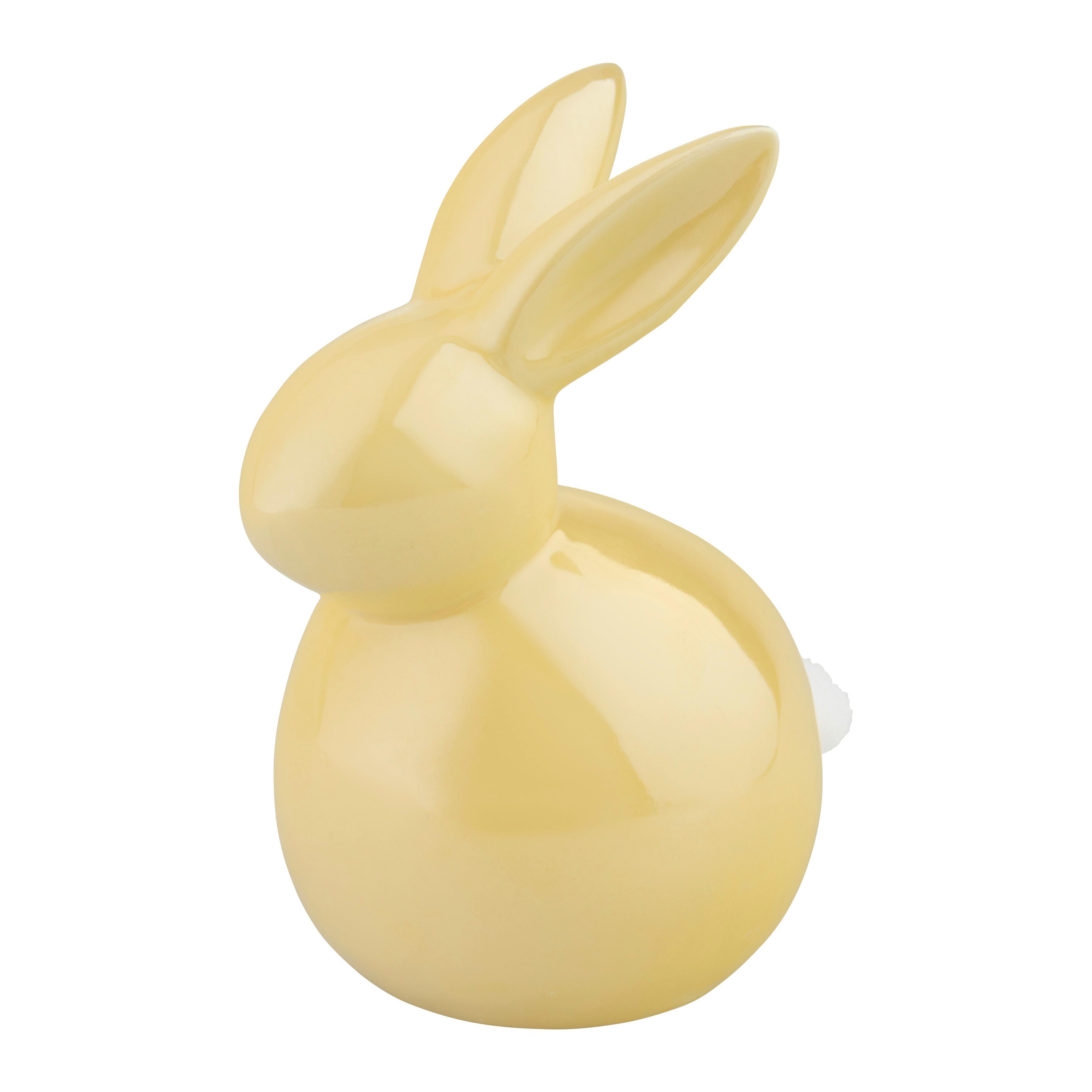 Dekohase Bobsi I Hellgelb - Hellgelb, KONVENTIONELL, Keramik (11/14,5/8,5cm) - Mömax