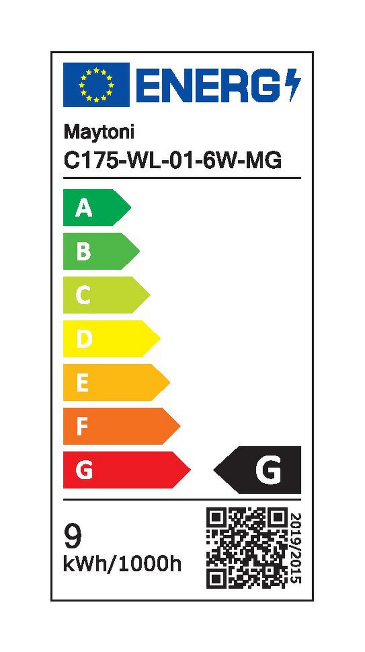 Wandleuchte IOS Goldfarben max. 9 Watt - Goldfarben, Basics, Kunststoff/Metall (6,5/13/13cm) - MAYTONI