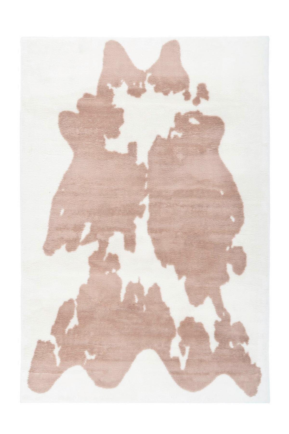 HOCHFLORTEPPICH RABBIT ANIMAL - Taupe/Weiss, Konventionell, Textil (160/230cm) - Kayoom