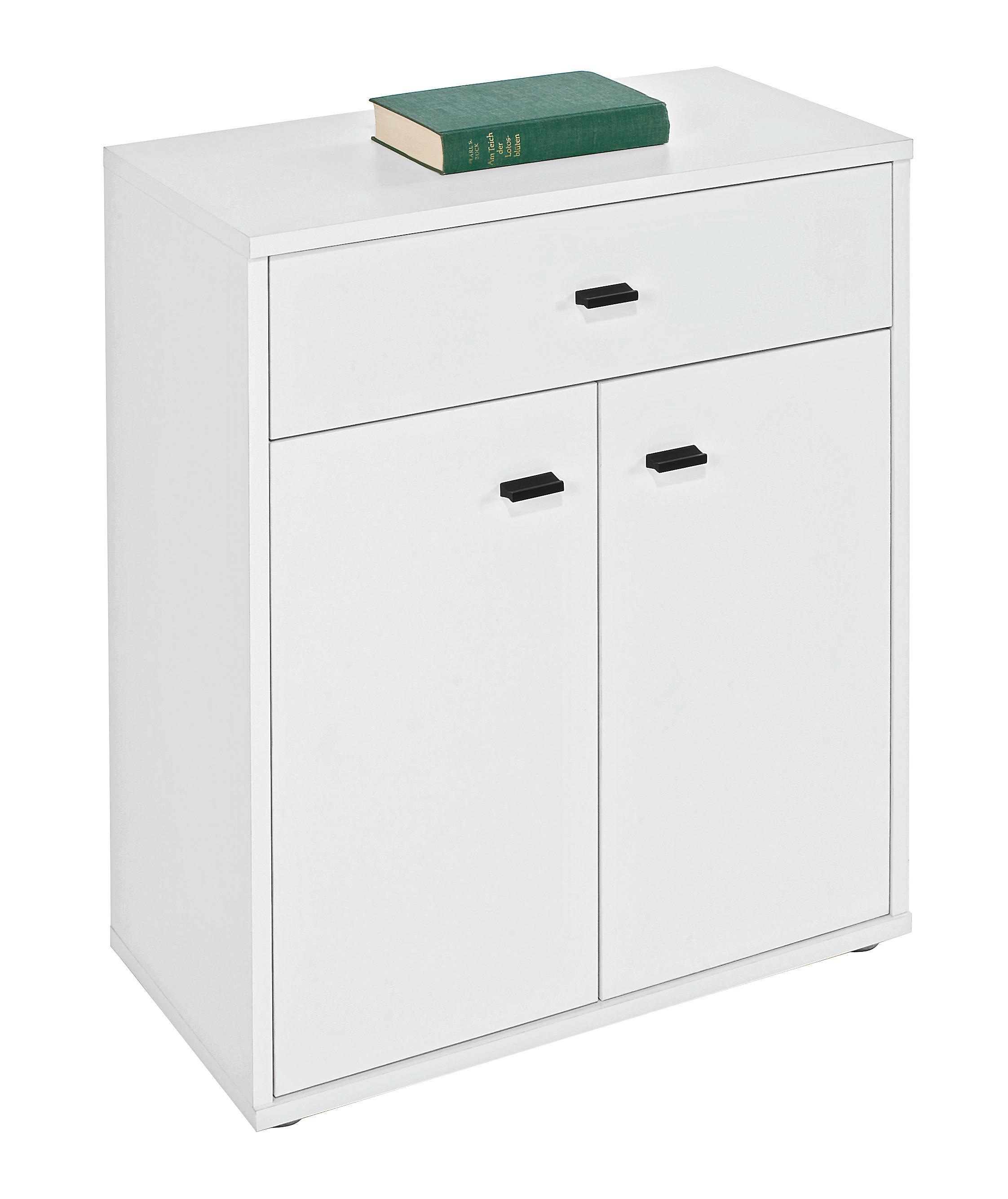 Comodă "Boni" - alb, Modern, material pe bază de lemn (60/70/30cm) - Based
