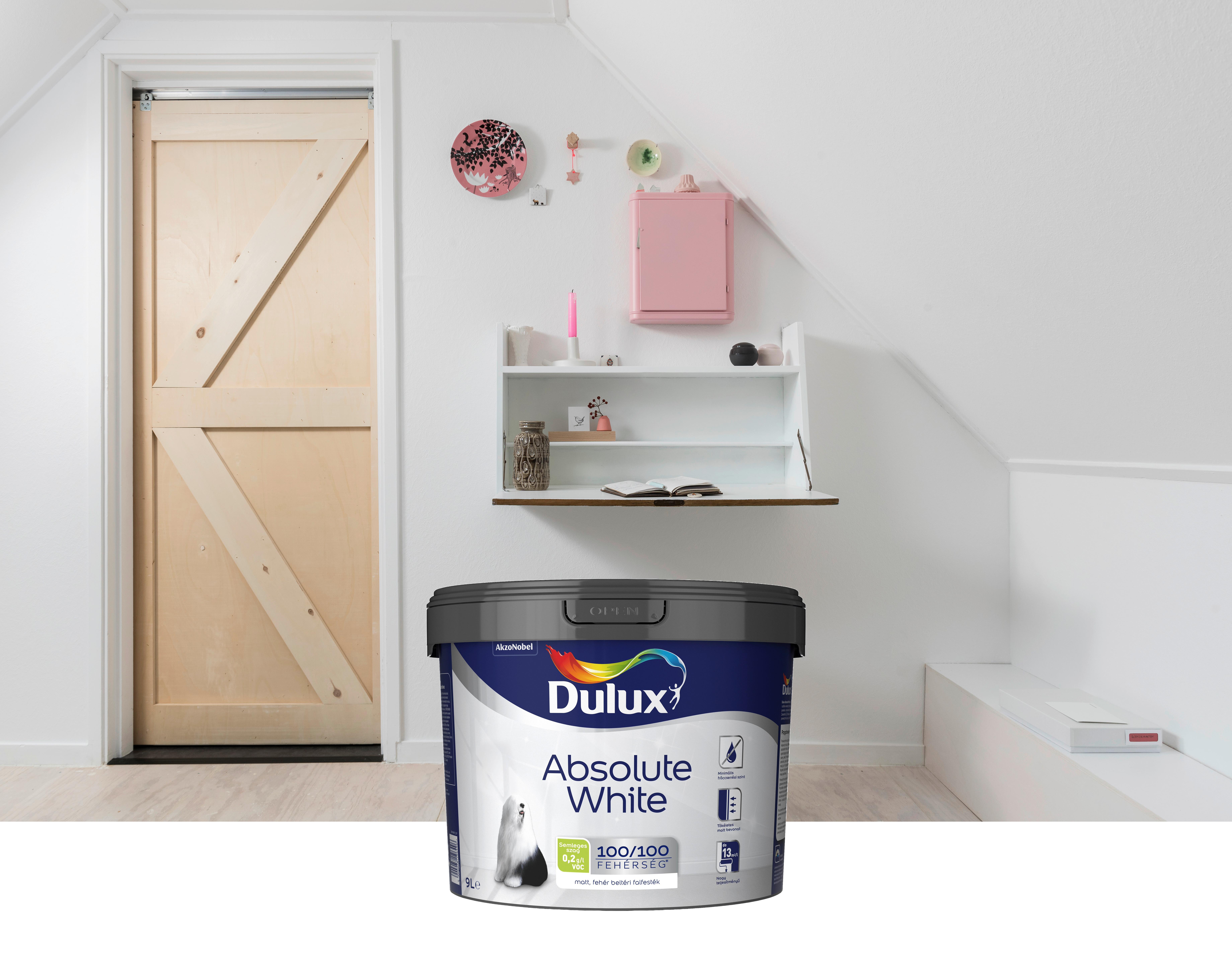 Falfesték Dulux Absolute White - Modern Living
