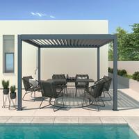 Pavilon Peri - fekete, Basics, fém (300/230/300cm) - Best Price