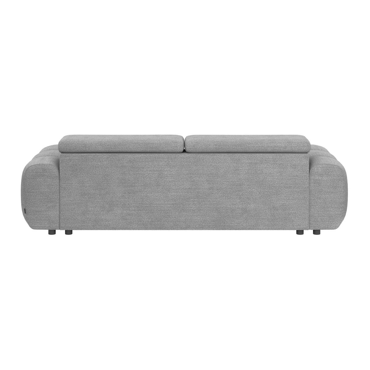 Velika Sofa Bull - siva/crna, Trend, tekstil/plastika (248/77-97/108cm) - Luca Bessoni