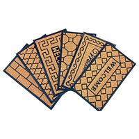 Kültéri Lábtörlő Mömax - fekete/világosbarna, Basics, műanyag/természetes anyagok (45/75cm) - Best Price