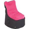 Sitzsack in Rosa/anthrazit - Anthrazit/Rosa, Textil (65/100/88cm) - MODERN LIVING