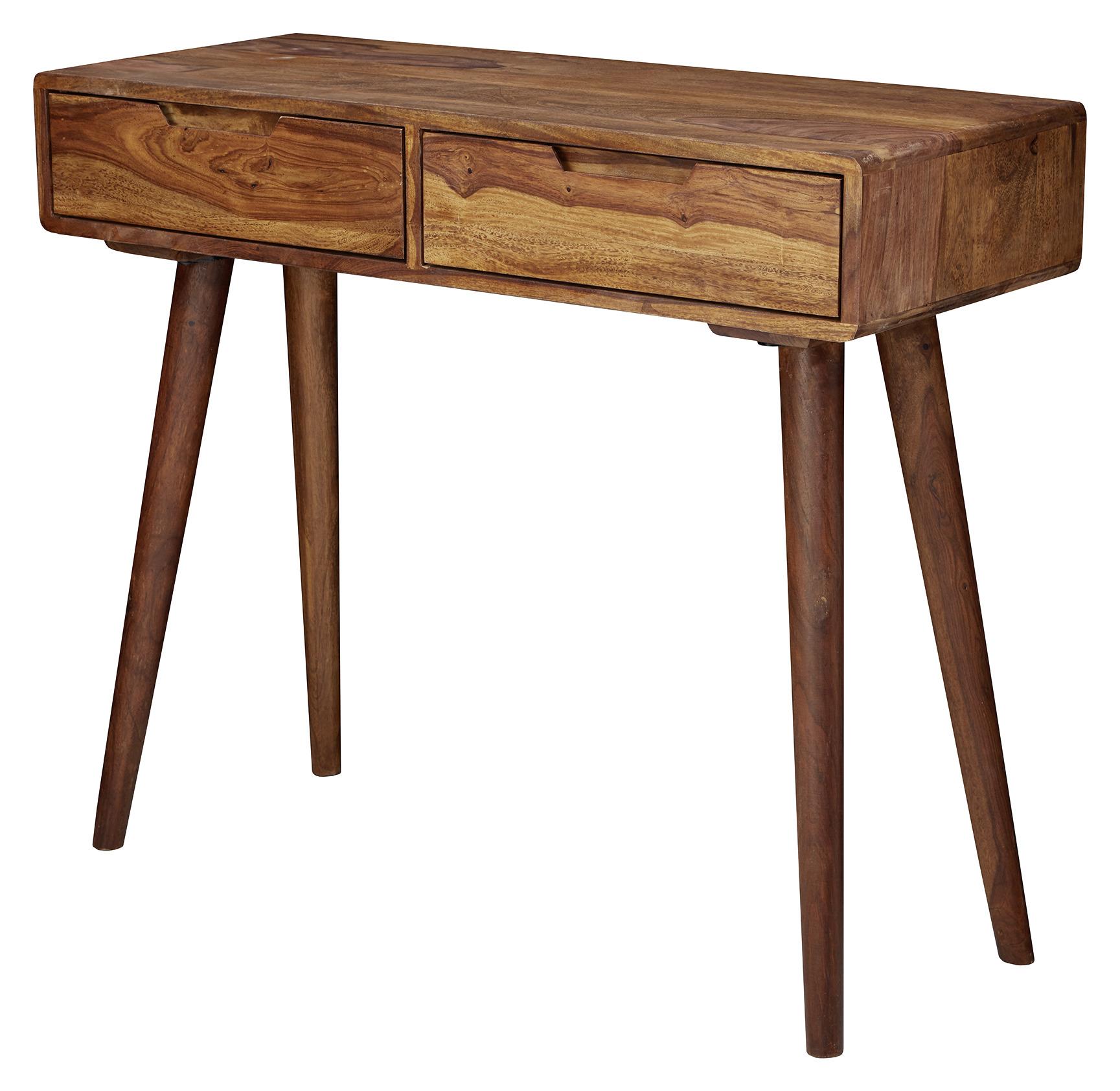 Konzolna Mizica Konsolentisch - barve indijskega rožnega lesa, Moderno, les (90/36/76cm) - MID.YOU