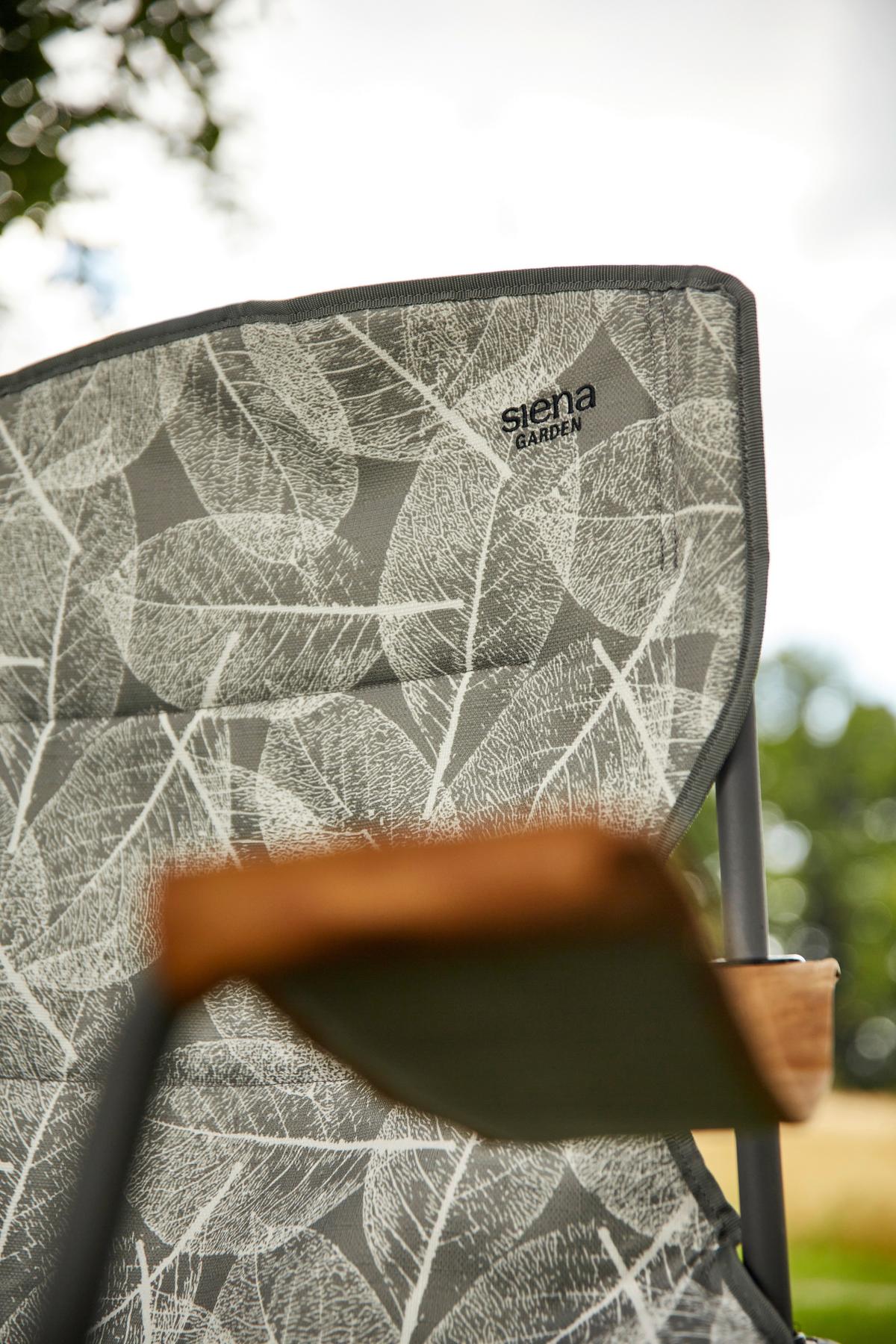 Campingsessel Faltbar M51747 mit Tragetasche - Anthrazit/Grau, KONVENTIONELL, Textil/Metall (90/96/61cm) - Siena Garden