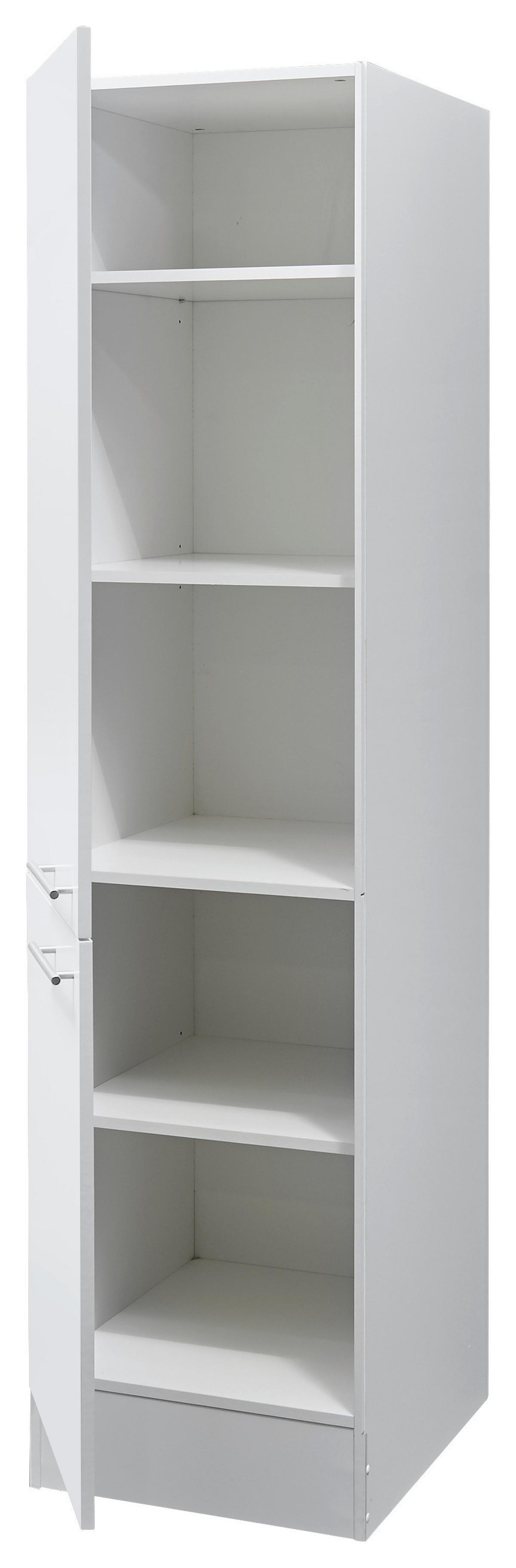 SERWANTKA EDDY VS 50 - kolor stalowy/biały, Konventionell, materiał drewnopochodny/metal (50/200/57cm) - P & B