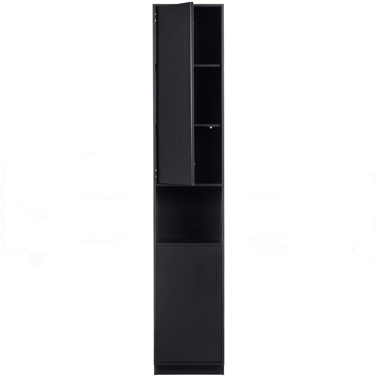 Buffet Finca Schwarz - Schwarz, Design, Holz (40/210/40cm) - Livetastic