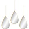 SPEGELSET MILENA GOLD -SB- - guldfärgad, Lifestyle, glas/plast (19/28/1,1cm) - Mömax
