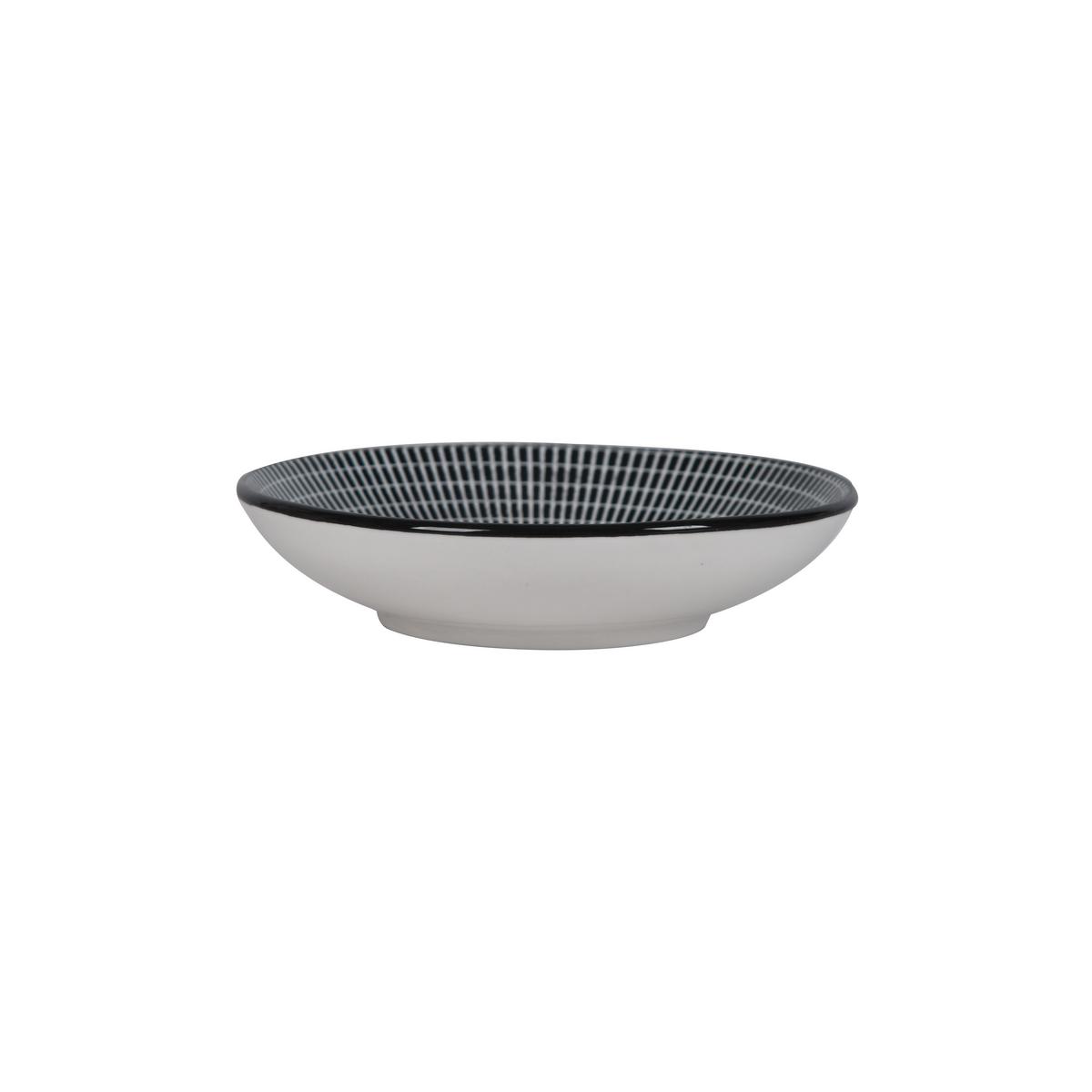 Dipschale Shiva Schwarz/Weiß - Schwarz/Weiß, LIFESTYLE, Keramik (10,1/2,4cm) - Mömax