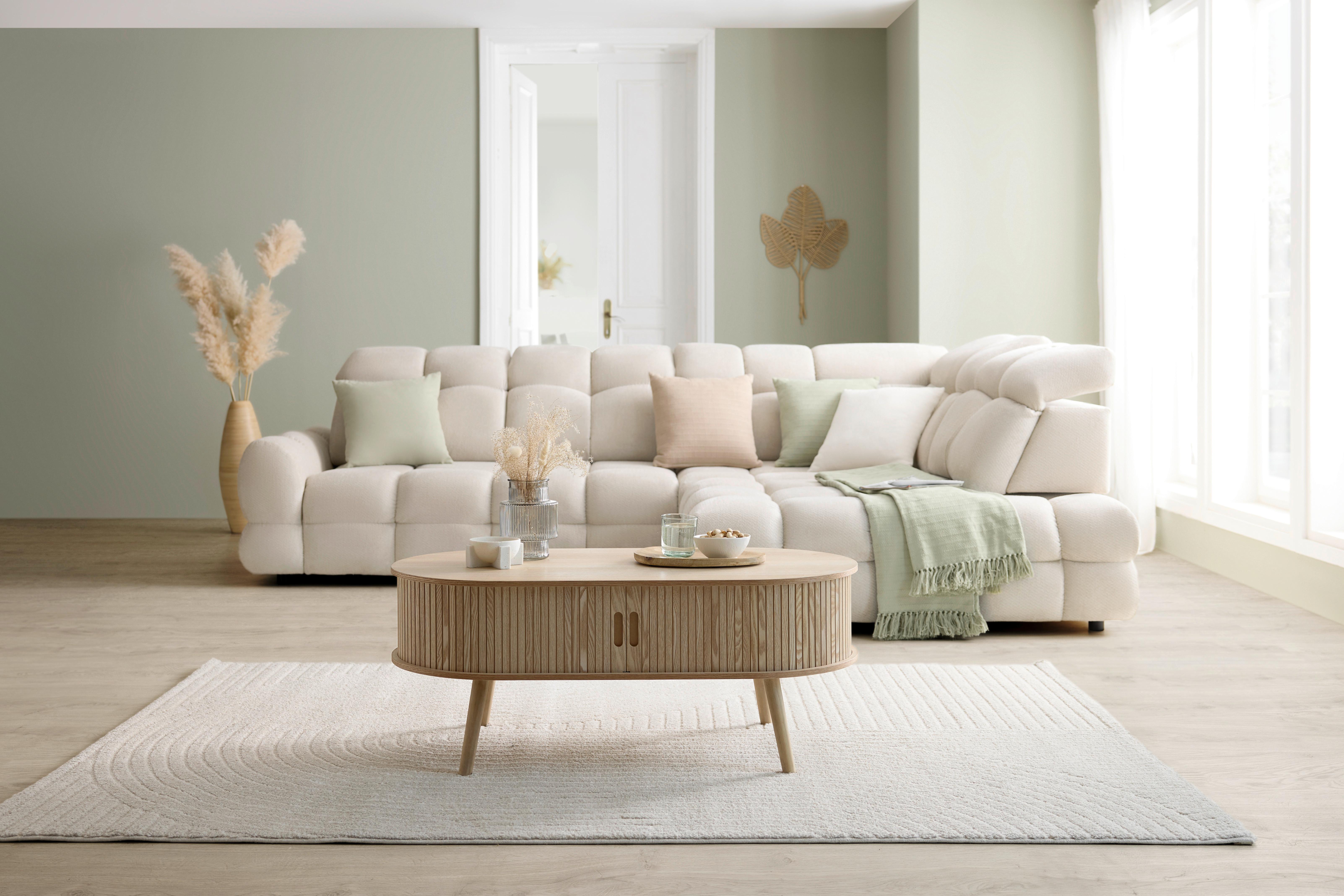 SOFFBORD SKANDY II - naturfärgad, Klassisk, trämaterial/trä (100/50/40cm) - Premium Living
