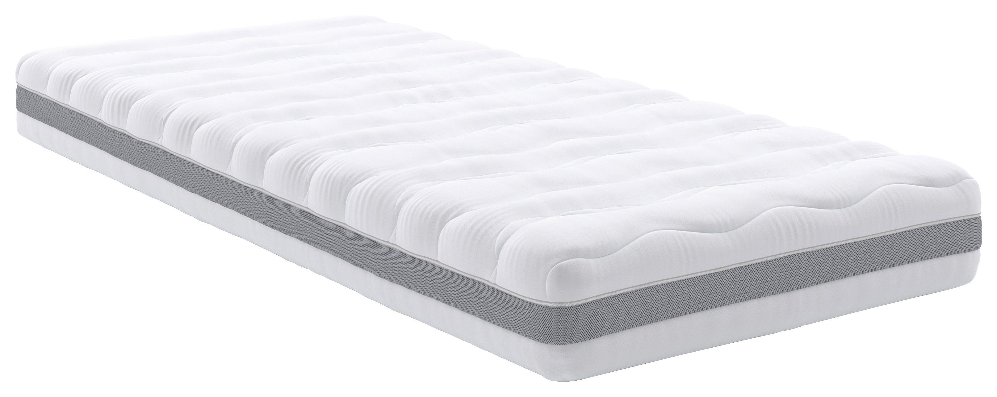 Taschenfederkernmatratze H3 ca. 90x200cm - Weiß, KONVENTIONELL, Textil (90/200cm) - Premium Living