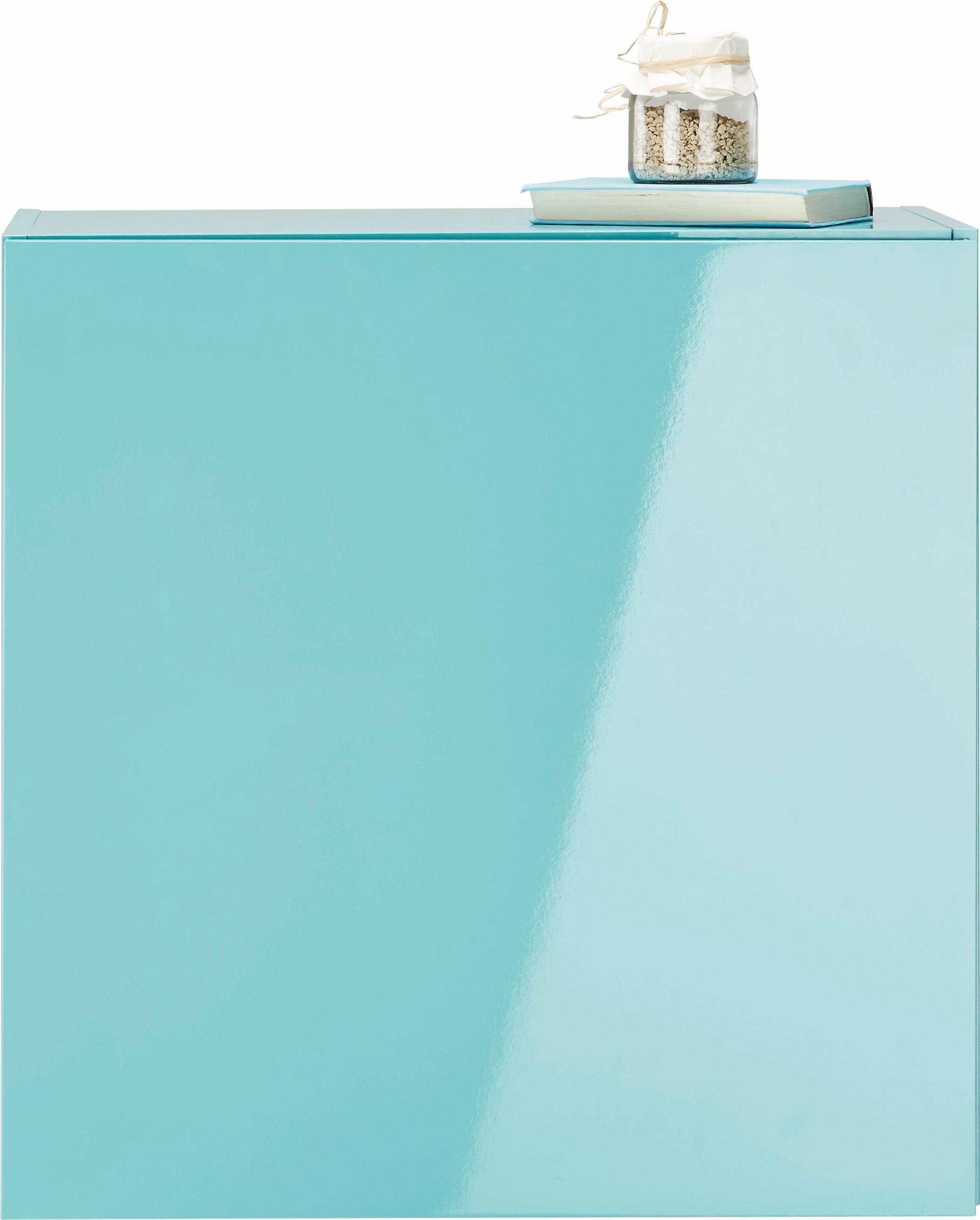 Hängeschrank in Hellblau Hochglanz - Hellblau, MODERN, Holzwerkstoff (60/60/34cm) - Mömax