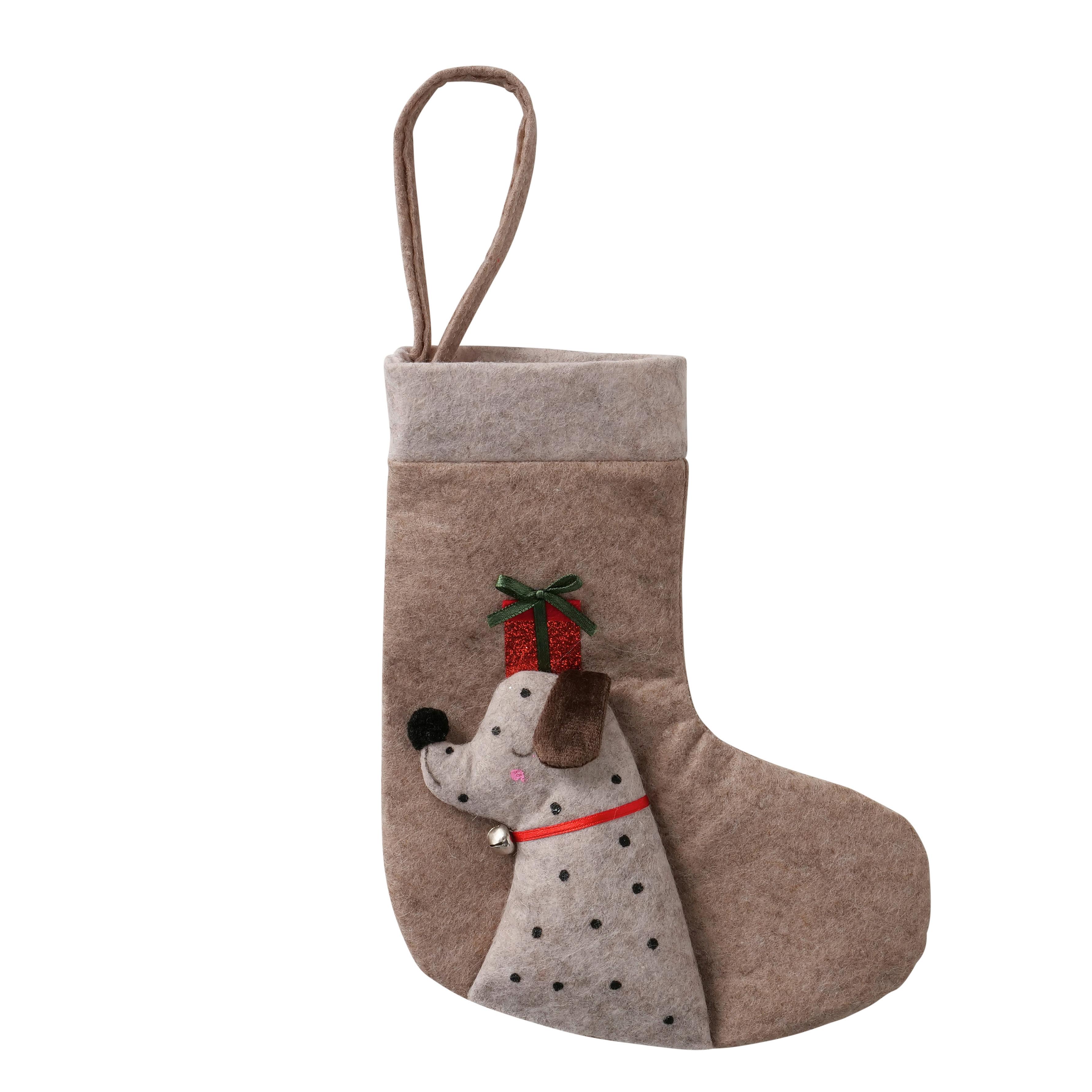 Pungă pentru cadou Barney I - bej, Konventionell, textil (13/18cm) - Modern Living