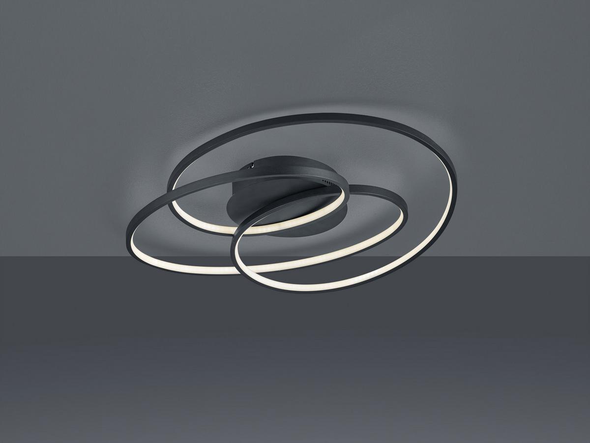 LAMPA SUFITOWA LED 673918032 GALE - czarny, Design, metal (80/14cm) - Trio Leuchten