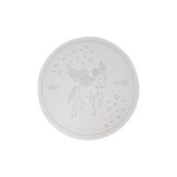 FLACHWEBETEPPICH BAMBINI 225 GRAU Ø 160CM RUND - Grau, Design, Textil (160/160cm) - Kayoom