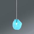 Hängeleuchte Amira, max. 40 Watt - Blau, MODERN, Glas/Metall (21/18/120cm) - Mömax modern living