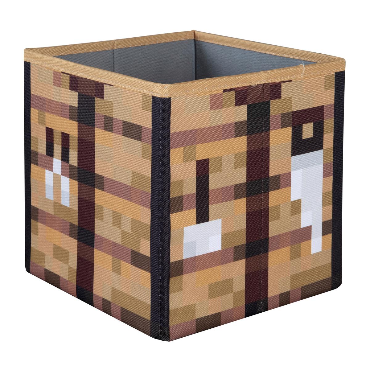 Zložljiv Zaboj Minecraft, 2 Kos - črna/zelena, Moderno, tekstil (27/27/27cm) - Minecraft