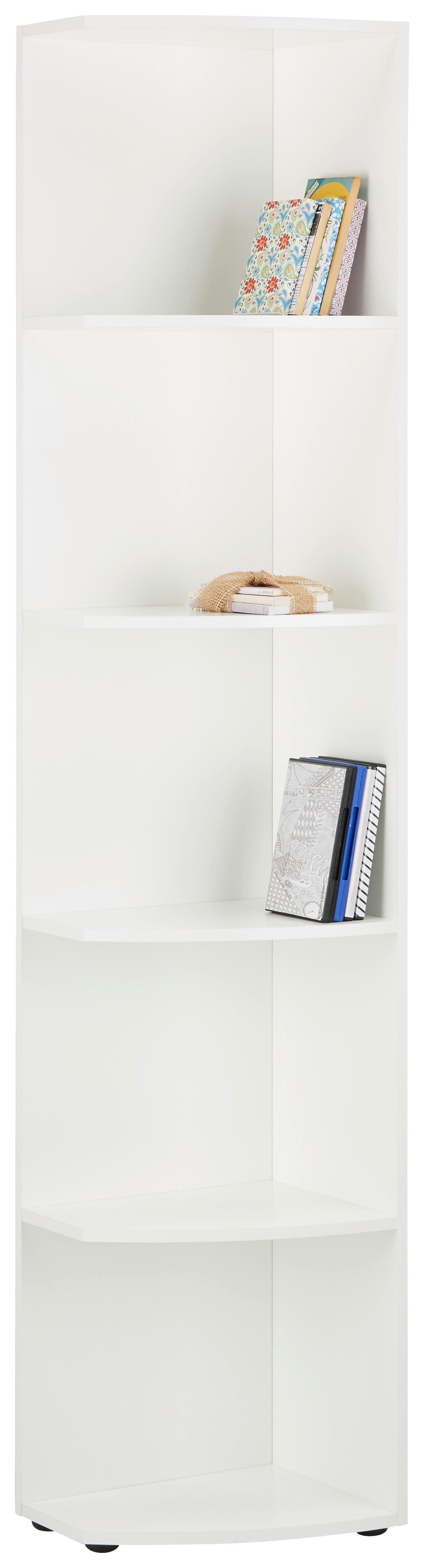 Abschlussregal in Weiss - Weiss, Konventionell, Holzwerkstoff (30/185/38cm) - Mömax