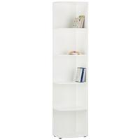 Zaključni Regal Mrk, Bela - bela, Konvencionalno, leseni material (30/185/38cm) - Mömax