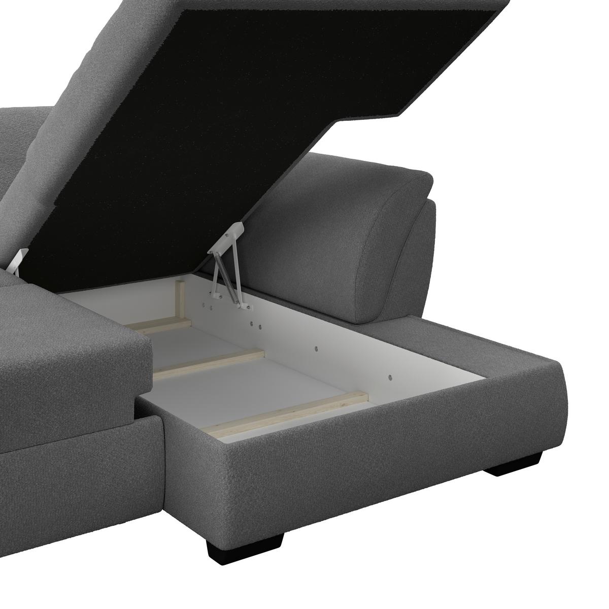 COLțAR BERISSO NEW - antracit, Konventionell, textil (278/187cm) - Ondega