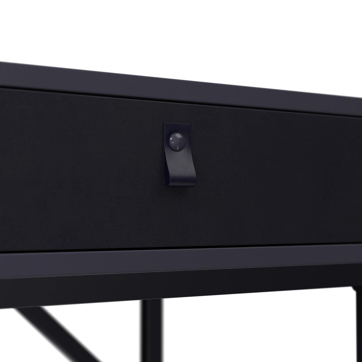 Konsolentisch Sophia Schwarz Metall/MDF - Schwarz, MODERN, Holzwerkstoff/Metall (120/78/40cm) - Bessagi Home