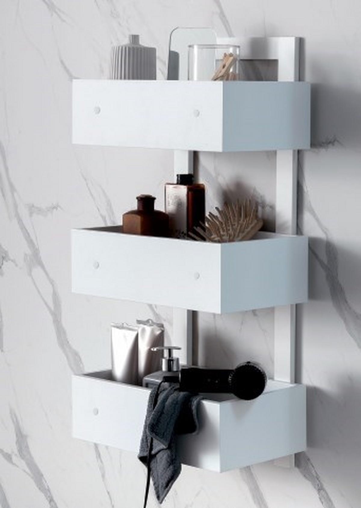 Standregal in Weiss - Weiss, Modern, Holzwerkstoff (37/79/24cm) - Mömax