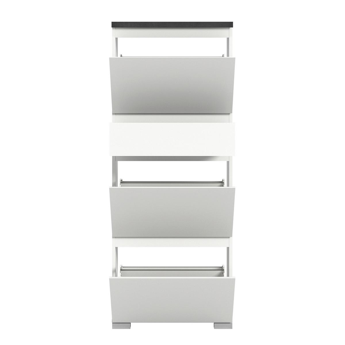 Omara Za Čevlje Shoelove, Bela, Siva - siva/bela, Moderno (60/152/27cm) - Mömax